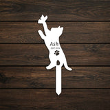 Metal Black Cat Yard Stake - BrossHome Metal Wall Art