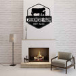 Metal Farm Name Wall Sign - BrossHome Metal Wall Art