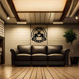 Metal Gun Wall Art - BrossHome Metal Wall Art