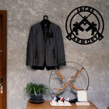 Metal Gun Wall Art - BrossHome Metal Wall Art