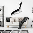 Metal Humpback Whale Wall Art - BrossHome Metal Wall Art