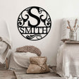 Metal Last Name Sign - BrossHome Metal Wall Art