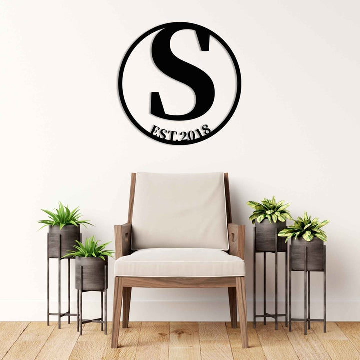 Metal Letter Wall Decor - BrossHome Metal Wall Art