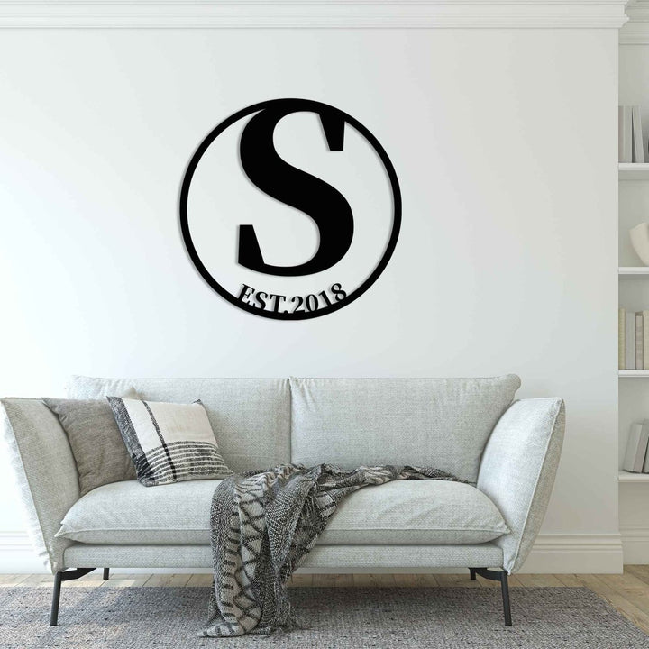 Metal Letter Wall Decor - BrossHome Metal Wall Art