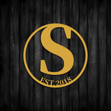 Metal Letter Wall Decor - BrossHome Metal Wall Art