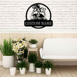 Metal Mushroom Wall Art for Porch and Garden - BrossHome Metal Wall Art