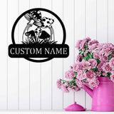 Metal Mushroom Wall Art for Porch and Garden - BrossHome Metal Wall Art