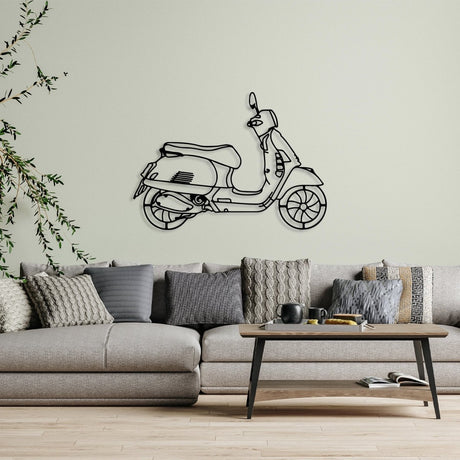Metal Scooter Wall Art - BrossHome Metal Wall Art