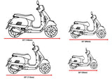 Metal Scooter Wall Art - BrossHome Metal Wall Art