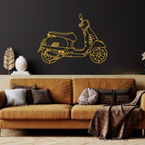 Metal Scooter Wall Art - BrossHome Metal Wall Art