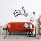 Metal Scooter Wall Art - BrossHome Metal Wall Art