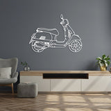 Metal Scooter Wall Art - BrossHome Metal Wall Art