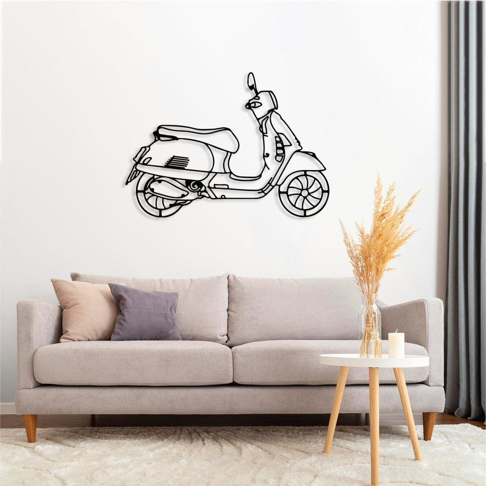Metal Scooter Wall Art - BrossHome Metal Wall Art