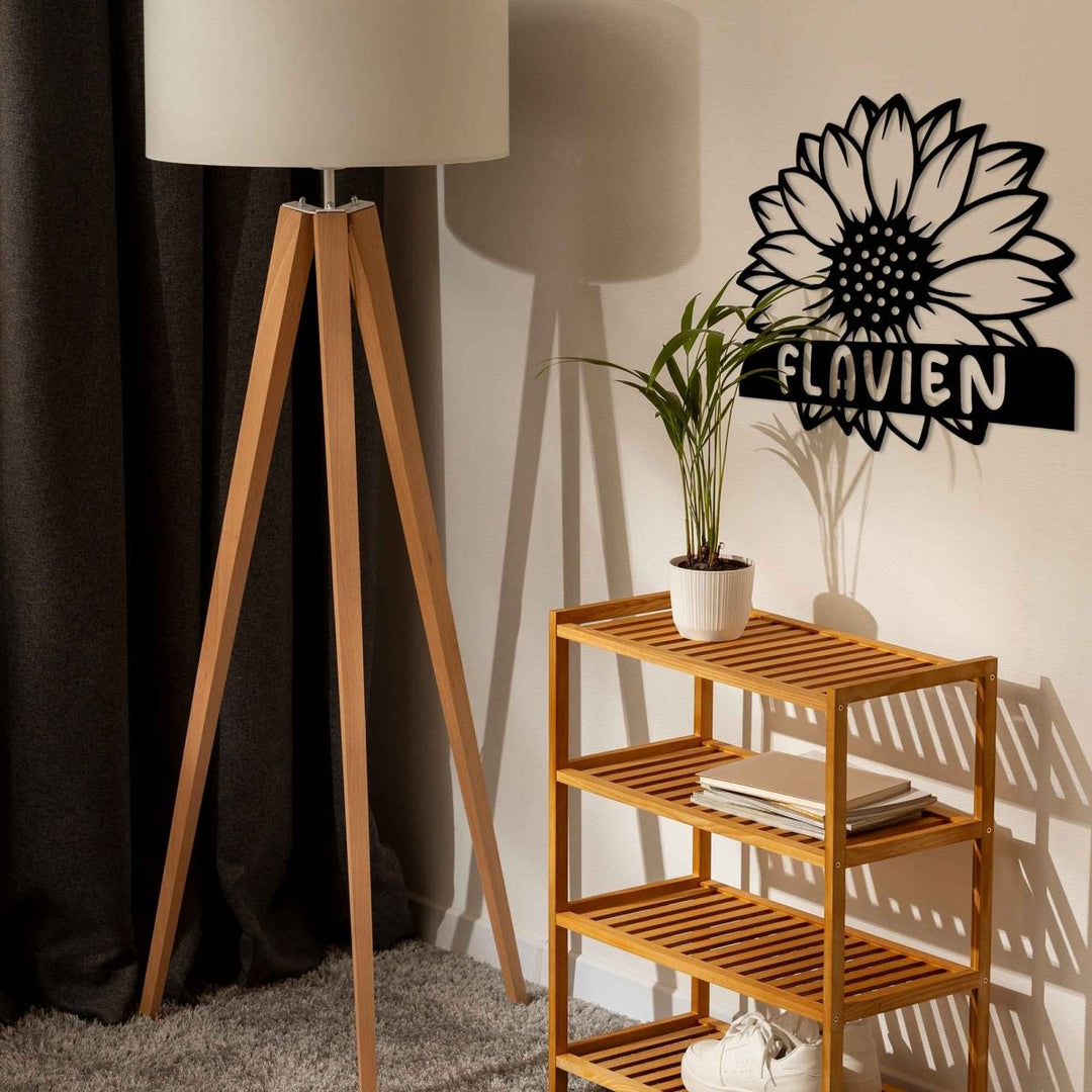 Metal Sunflower Wall Decor - BrossHome Metal Wall Art
