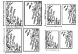 Metal Wall Art with Spring Flowers (Set of 2) - BrossHome Metal Wall Art