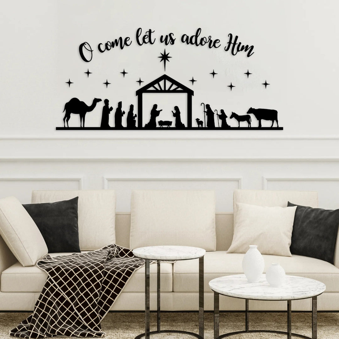 Metal Wall Decor Draft - Christmas Metal Wall Art - BrossHome Metal Wall Art
