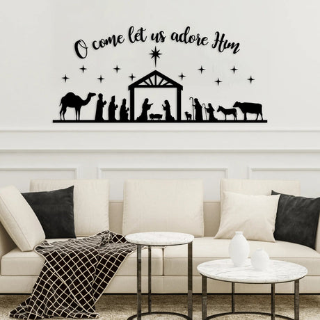 Metal Wall Decor Draft - Christmas Metal Wall Art - BrossHome Metal Wall Art