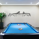 Miata MX 5 NA Roll Bar 1994 Car Silhouette Wall Art - BrossHome Metal Wall Art