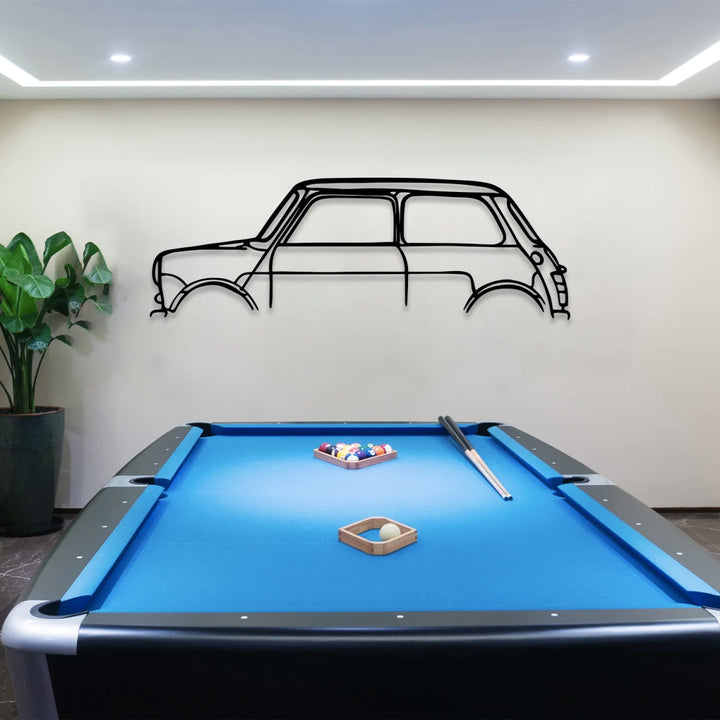 Mini Car Silhouette Metal Wall Art - BrossHome Metal Wall Art