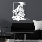 Minimalist Samurai Warrior Metal Wall Art - BrossHome Metal Wall Art