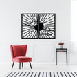 Minimalist Sunshine Metal Wall Art (Set of 2) - BrossHome Metal Wall Art