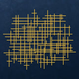 Modern Abstract Coat Rack - BrossHome Metal Wall Art