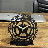 Modern Tabletop Clock - Sleek And Minimalist Design Desk Clock - BrossHome Metal Wall Art