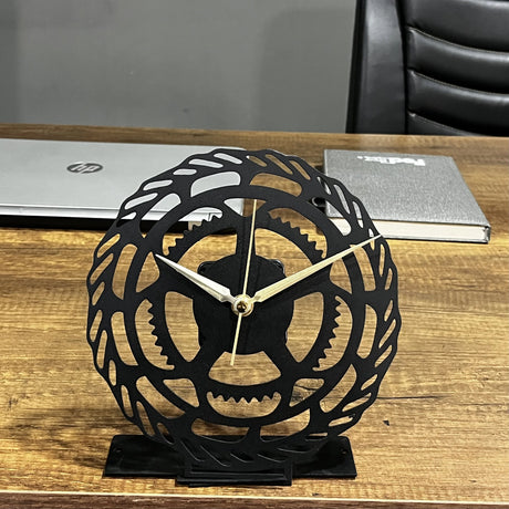 Modern Tabletop Clock - Sleek And Minimalist Design Desk Clock - BrossHome Metal Wall Art