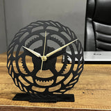 Modern Tabletop Clock - Sleek And Minimalist Design Desk Clock - BrossHome Metal Wall Art