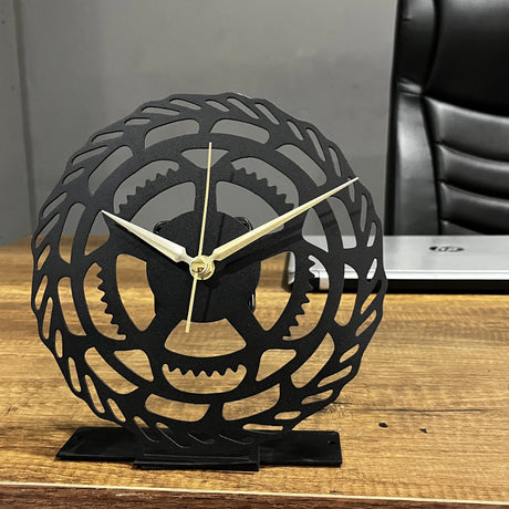 Modern Tabletop Clock - Sleek And Minimalist Design Desk Clock - BrossHome Metal Wall Art