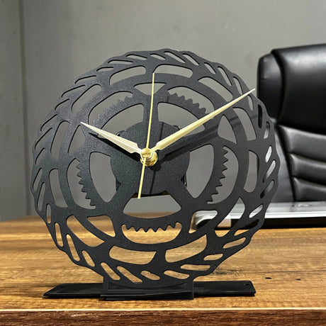 Modern Tabletop Clock - Sleek And Minimalist Design Desk Clock - BrossHome Metal Wall Art