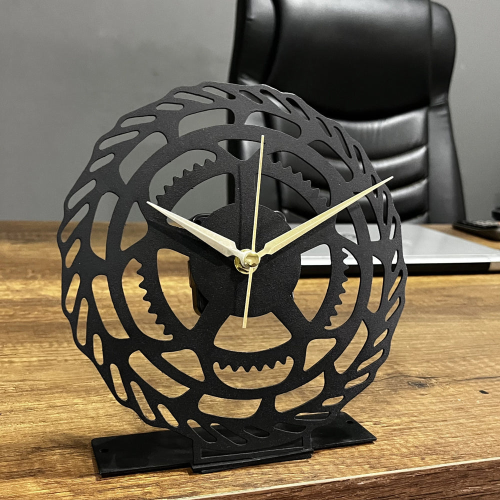 Modern Tabletop Clock - Sleek And Minimalist Design Desk Clock - BrossHome Metal Wall Art