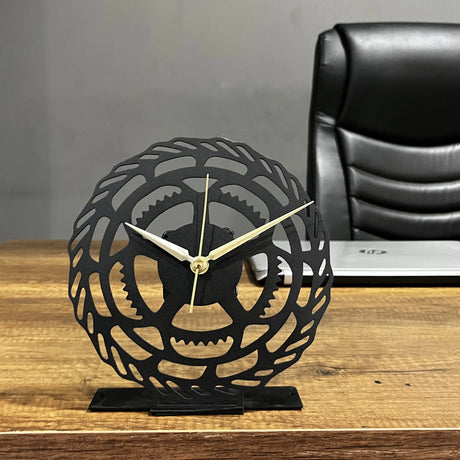 Modern Tabletop Clock - Sleek And Minimalist Design Desk Clock - BrossHome Metal Wall Art