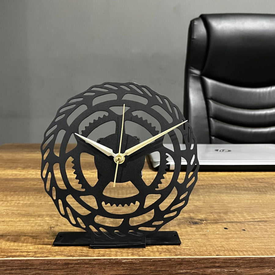 Modern Tabletop Clock - Sleek And Minimalist Design Desk Clock - BrossHome Metal Wall Art
