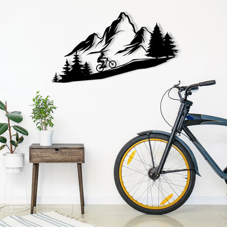 Mountain Metal Wall Decor - BrossHome Metal Wall Art