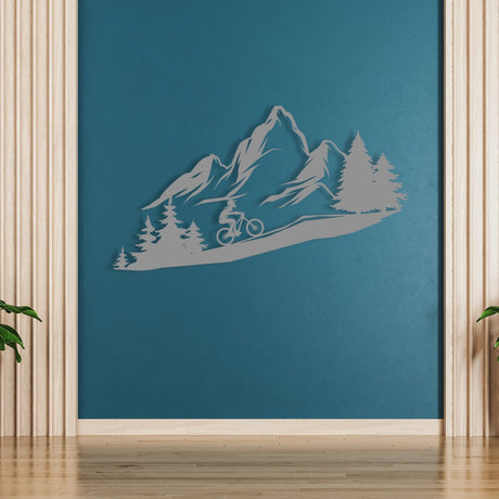 Mountain Metal Wall Decor - BrossHome Metal Wall Art