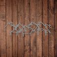 Mountain Range Metal Wall Hook - BrossHome Metal Wall Art