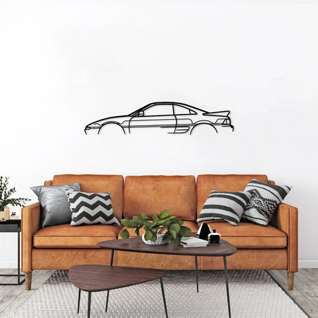 Mr2 1995 Car Silhouette Metal Wall Art - BrossHome Metal Wall Art