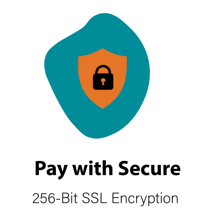 Pay with Secure - 256 Bit SSL Encryption Logo