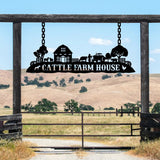 Personalized Farm House Metal Sign - BrossHome Metal Wall Art