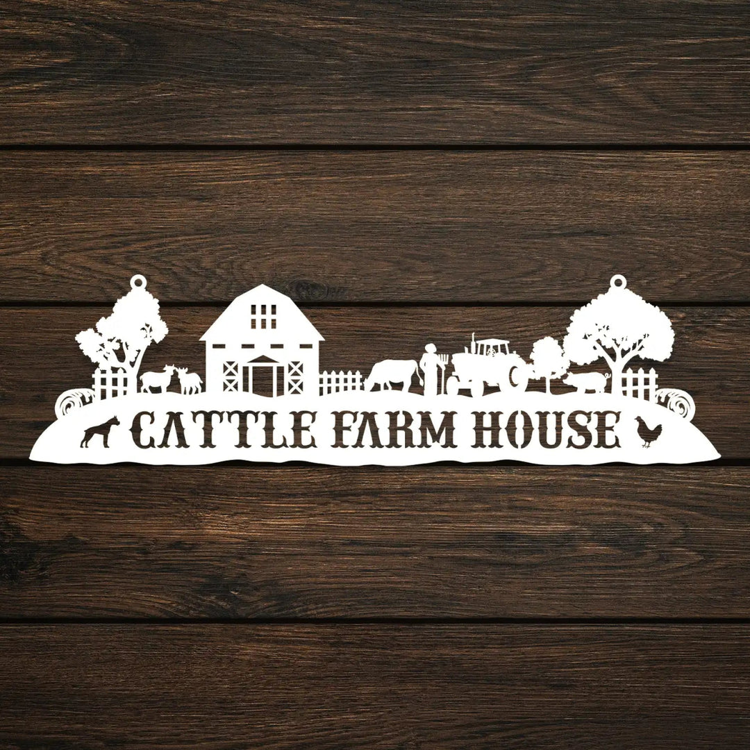 Personalized Farm House Metal Sign - BrossHome Metal Wall Art