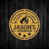 Personalized Metal BBQ (Barbeque) Sign - BrossHome Metal Wall Art