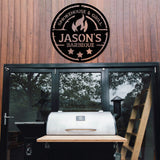 Personalized Metal BBQ (Barbeque) Sign - BrossHome Metal Wall Art