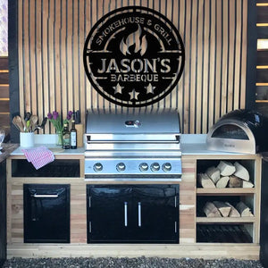 Personalized Metal BBQ (Barbeque) Sign