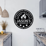 Personalized Metal BBQ (Barbeque) Sign - BrossHome Metal Wall Art