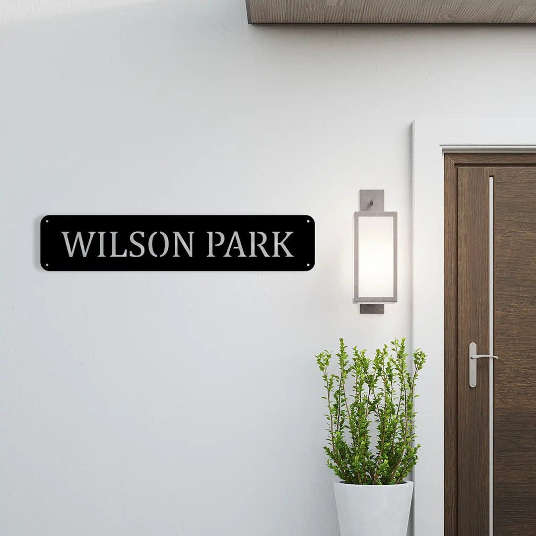Personalized Outdoor Hanging Sign - BrossHome Metal Wall Art