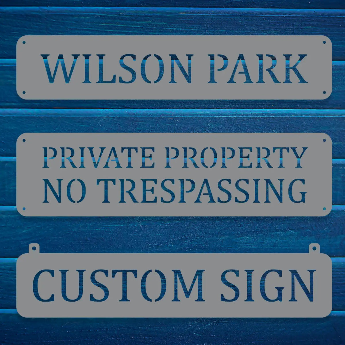 Personalized Outdoor Hanging Sign - BrossHome Metal Wall Art