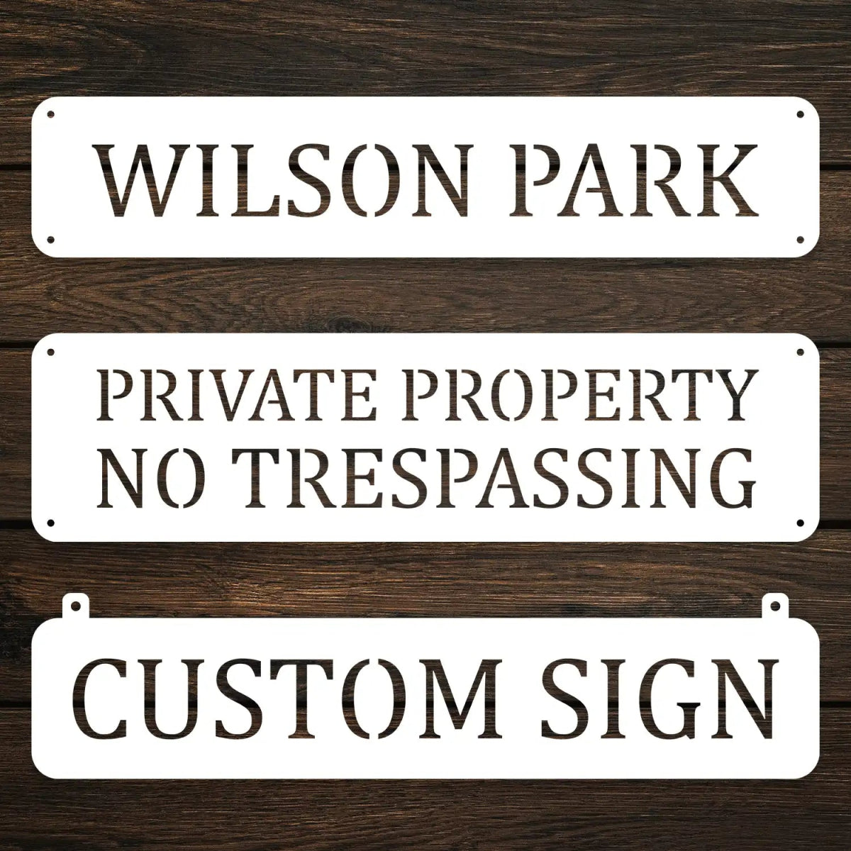 Personalized Outdoor Hanging Sign - BrossHome Metal Wall Art