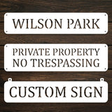 Personalized Outdoor Hanging Sign - BrossHome Metal Wall Art