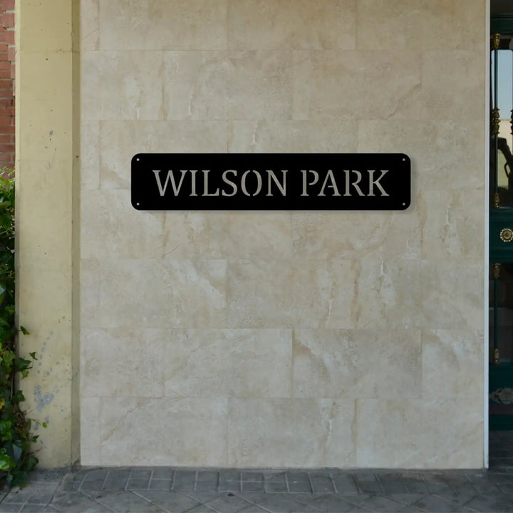 Personalized Outdoor Hanging Sign - BrossHome Metal Wall Art